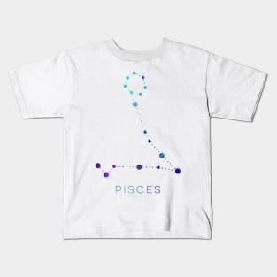 PISCES STAR CONSTELLATION ZODIAC SIGN Kids T-Shirt